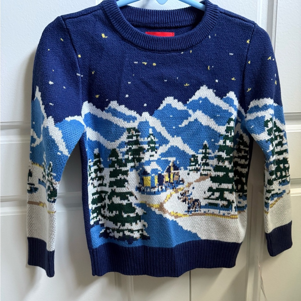 Kids Winter Wonderland Sweater - Blue